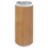 Bamboo with Black Engraving Slim Beverage Holder - Laser Engraved Drinkware