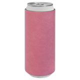 Pink with Black Engraving Slim Beverage Holder - Laser Engraved Drinkware