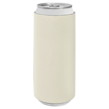 White with Black Engraving Slim Beverage Holder - Laser Engraved Drinkware