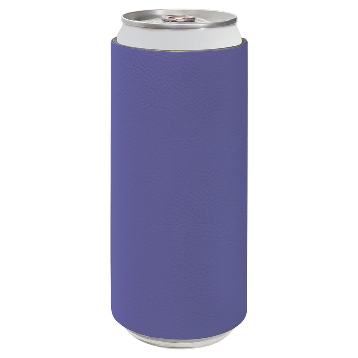 Purple with Black Engraving Slim Beverage Holder - Laser Engraved Drinkware