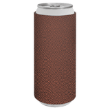 Football with Black Engraving Slim Beverage Holder - Laser Engraved Drinkware