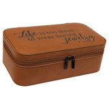 Leatherette Jewelry Box - 7.5