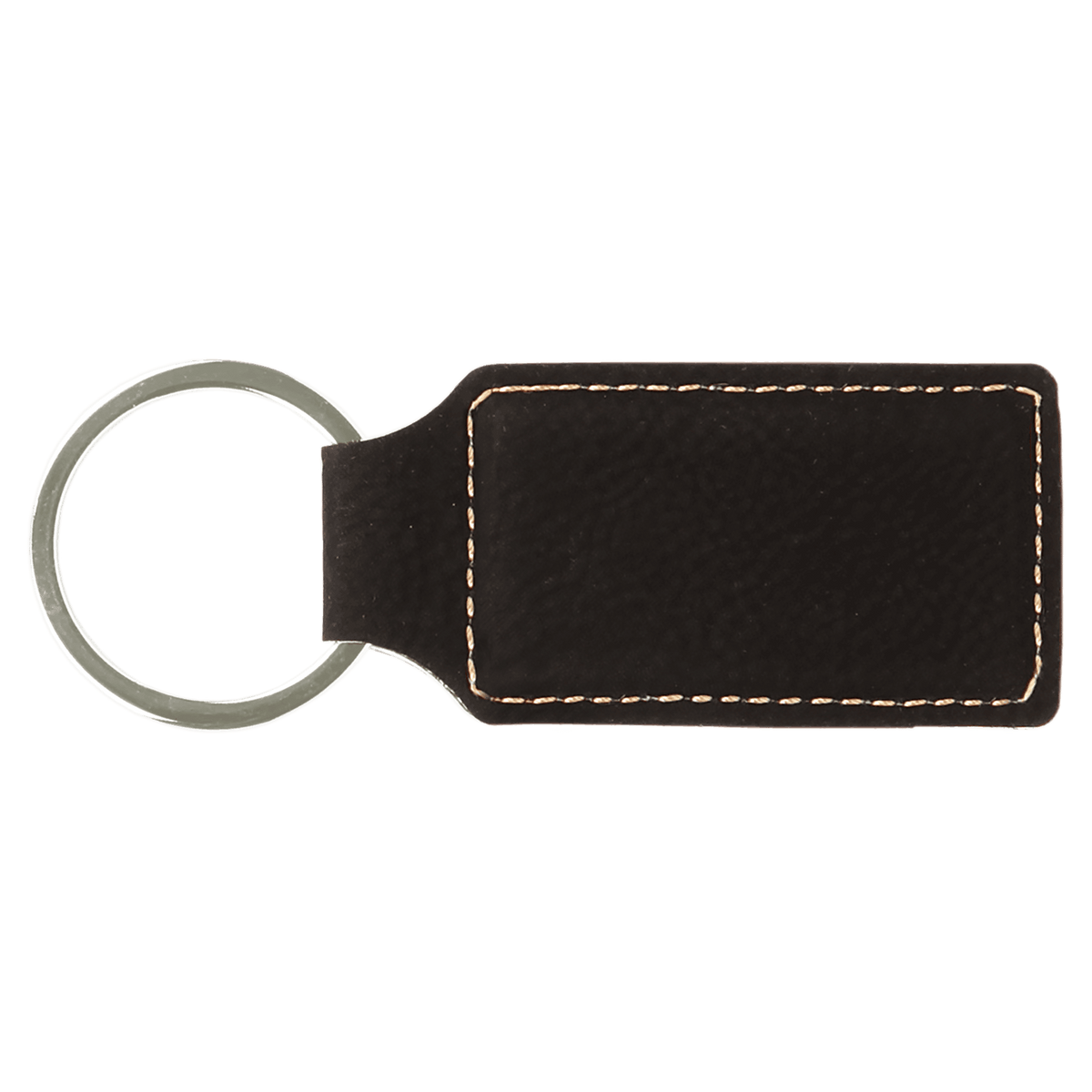 Rectangle Keychain - Laser Engraved Leatherette