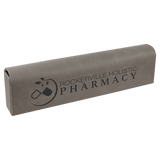 Leatherette Pill Box - 7-Day Organizer with Compartments - Laser Engraved Leatherette