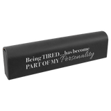 Leatherette Pill Box - 7-Day Organizer with Compartments - Laser Engraved Leatherette