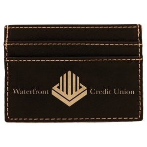 Wallet Clip - Laser Engraved Leatherette