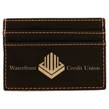 Wallet Clip - Laser Engraved Leatherette