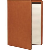 Rawhide with Black Engraving Portfolio with Notepad - Laser Engraved Leatherette