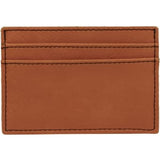 Rawhide with Black Engraving Wallet Clip - Laser Engraved Leatherette