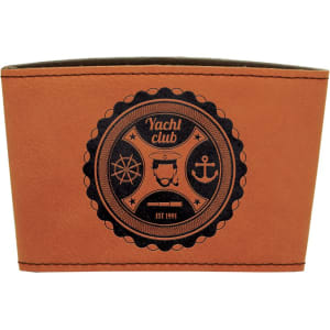 Rawhide Mug Sleeve - Laser Engraved Drinkware