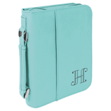 Book/Bible Cover with Handle and Zipper - Laser Engraved Gift