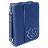 Book/Bible Cover with Handle and Zipper - Laser Engraved Gift