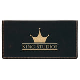 Checkbook Cover - Laser Engraved Leatherette