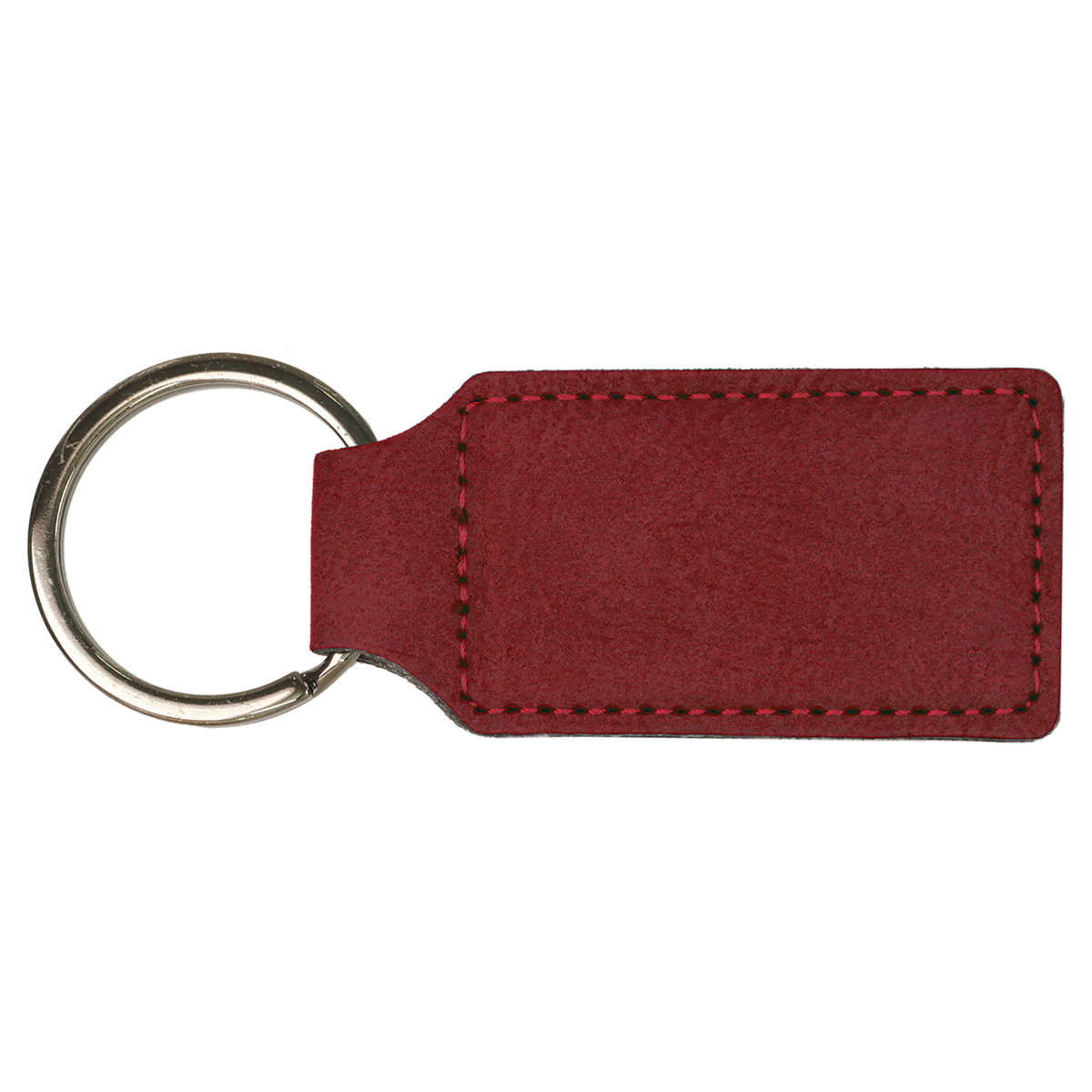 Rectangle Keychain - Laser Engraved Leatherette