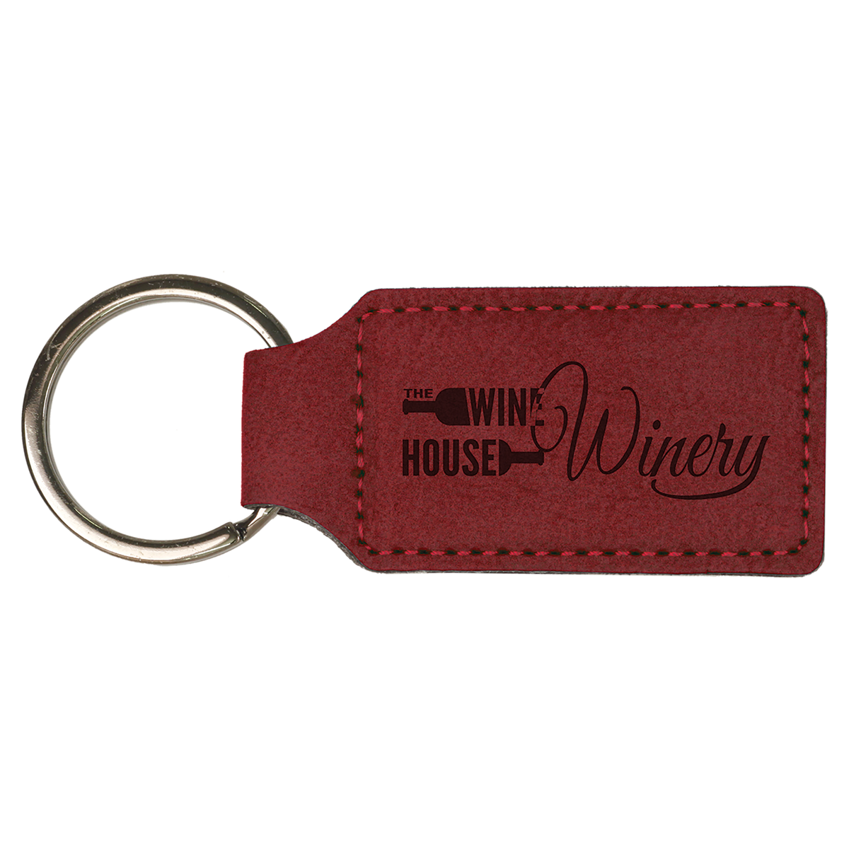 Rectangle Keychain - Leatherette