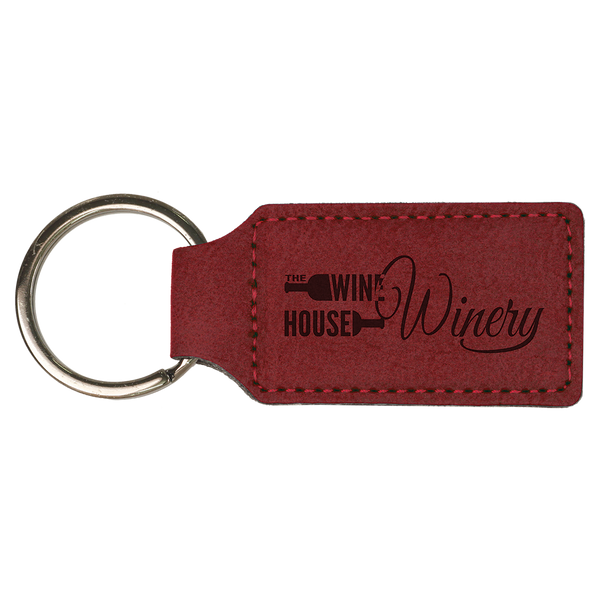 Rectangle Keychain - Leatherette