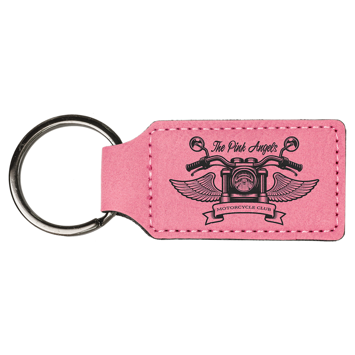 Rectangle Keychain - Leatherette