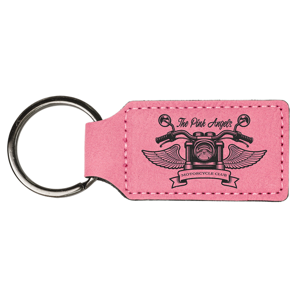 Rectangle Keychain - Leatherette