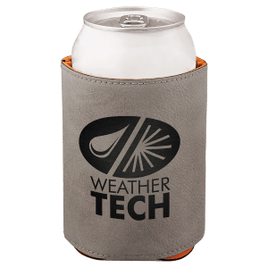 Gray with Black Engraving Beverage Holder - Laser Engraved Corporate Gift