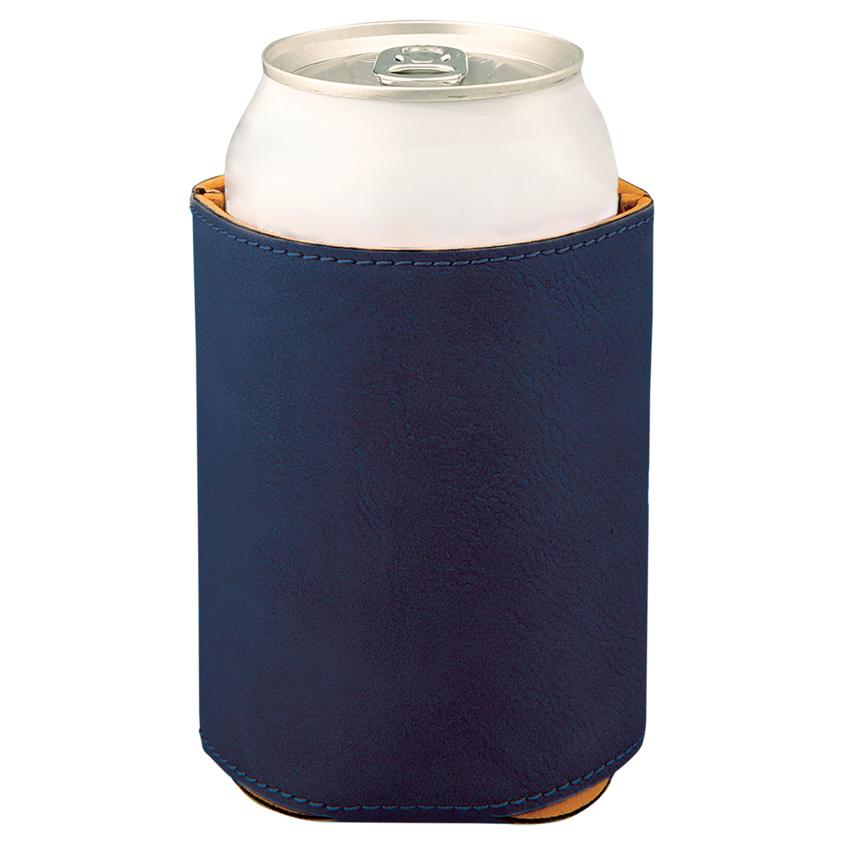 Blue with Black Engraving Beverage Holder - Laser Engraved Corporate Gift