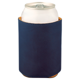 Blue with Black Engraving Beverage Holder - Laser Engraved Corporate Gift