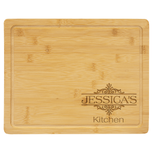 Cutting Board with Drip - Laser Engraved Kitchen
