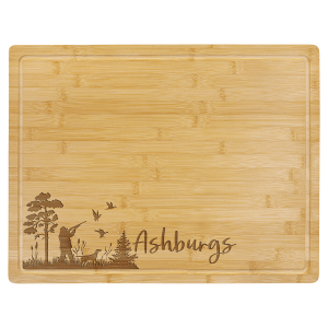 Cutting Board with Drip - Laser Engraved Kitchen