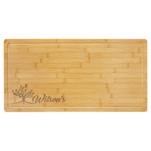 Cutting Board with Drip - Laser Engraved Kitchen
