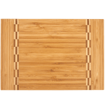 Cutting Board with Butcher Block Inlay - Laser Engraved Kitchen