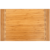 Cutting Board with Butcher Block Inlay - Laser Engraved Kitchen