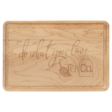 Maple Cutting Board with Drip - Laser Engraved Kitchen