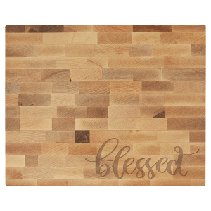 Maple Butcherblock Cutting Board - Laser Engraved Kitchen