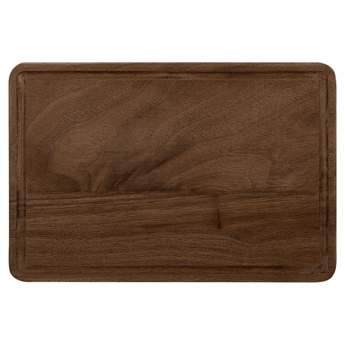 Walnut Cutting Board with Drip - Laser Engraved Kitchen