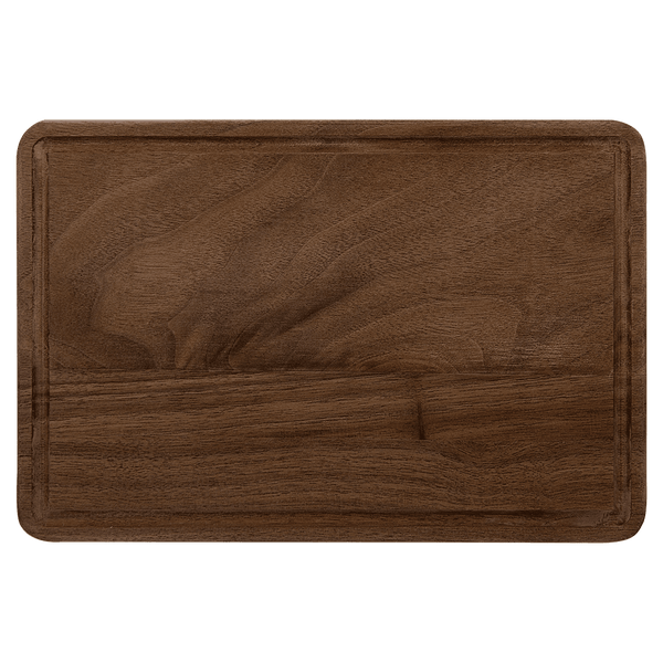 Walnut Cutting Board with Drip - Laser Engraved Kitchen