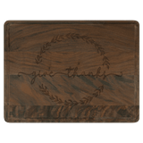 Walnut Cutting Board with Drip - Laser Engraved Kitchen