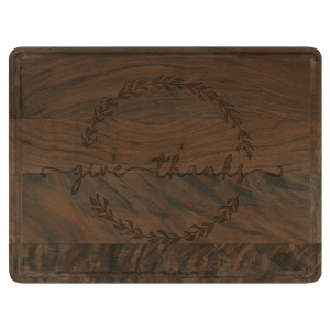 Walnut Cutting Board with Drip - Laser Engraved Kitchen