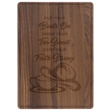 Walnut Cutting Board with Drip - Laser Engraved Kitchen
