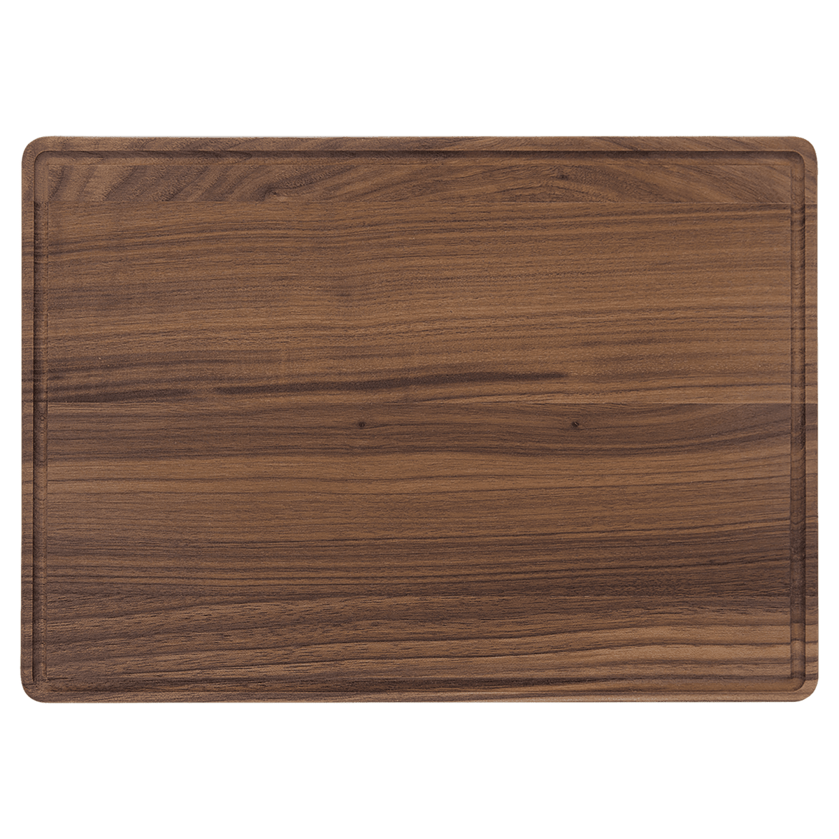Walnut Cutting Board with Drip - Laser Engraved Kitchen