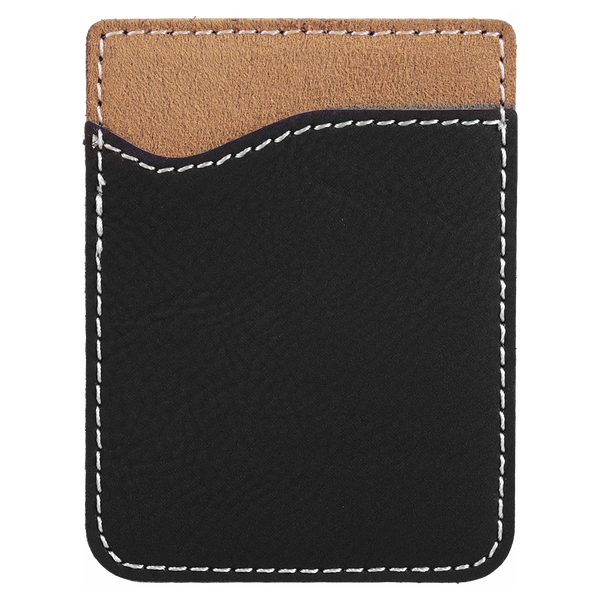 Leatherette Phone Wallet - Laser Engraved Leatherette