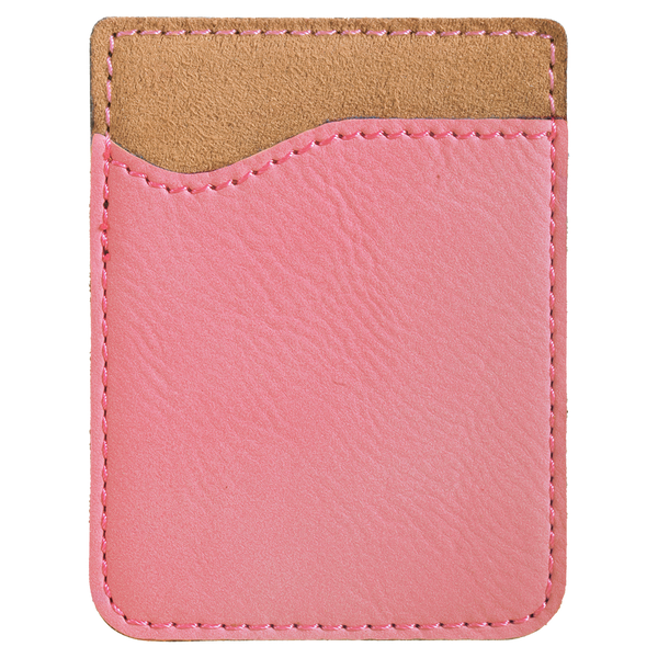Leatherette Phone Wallet - Laser Engraved Leatherette