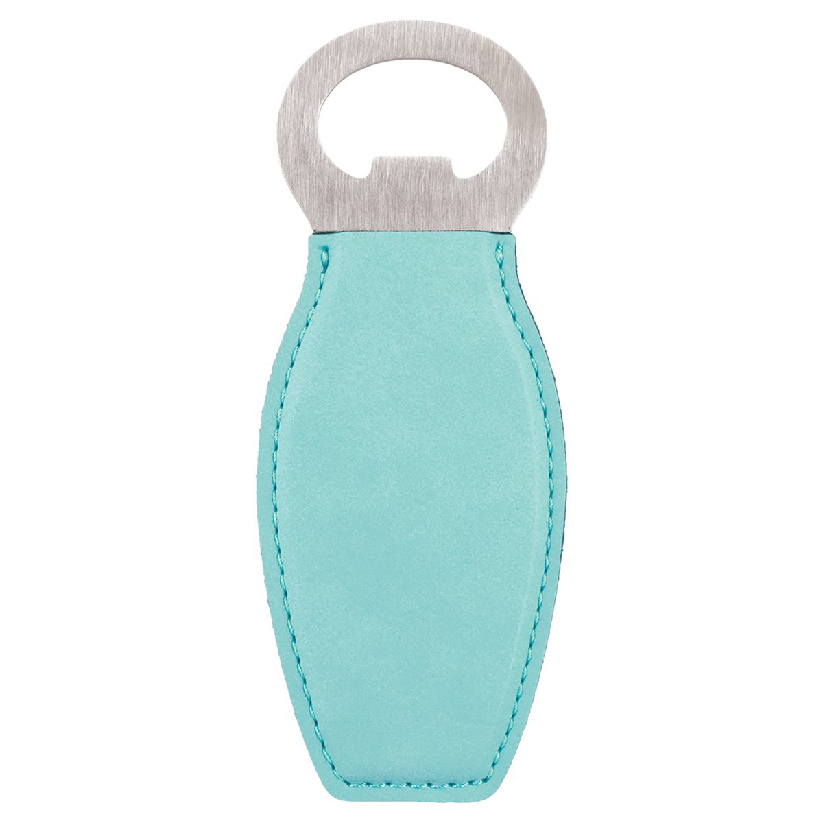 Teal with Black Engraving Magnetic Bottle Opener - Laser Engraved Drinkware