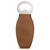 Dark Brown with Black Engraving Magnetic Bottle Opener - Laser Engraved Drinkware