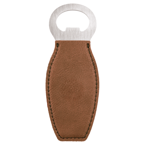 Dark Brown with Black Engraving Magnetic Bottle Opener - Laser Engraved Drinkware