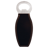 Black with Gold Engraving Magnetic Bottle Opener - Laser Engraved Drinkware