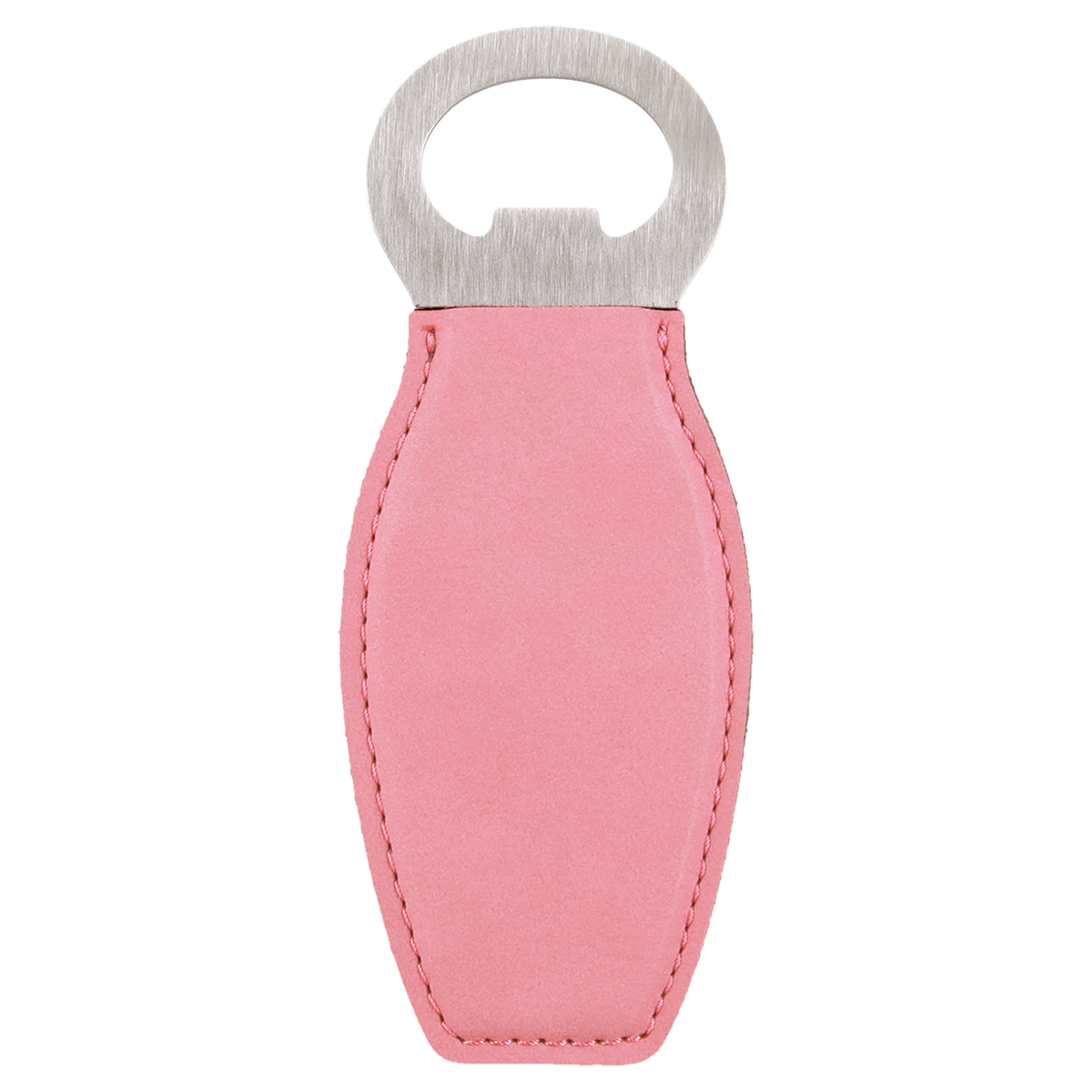 Pink with Black Engraving Magnetic Bottle Opener - Laser Engraved Drinkware