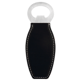 Black with Silver Engraving Magnetic Bottle Opener - Laser Engraved Drinkware