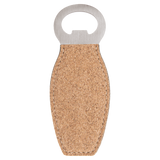 Cork with Black Engraving Magnetic Bottle Opener - Laser Engraved Drinkware