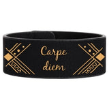 Cuff Bracelet - Laser Engraved Leatherette