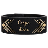 Cuff Bracelet - Laser Engraved Leatherette