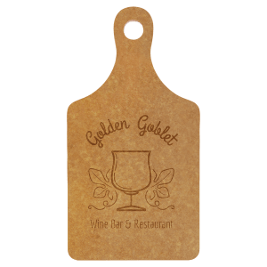 Eco Paddle Shaped Cutting Board - Laser Engraved Kitchen